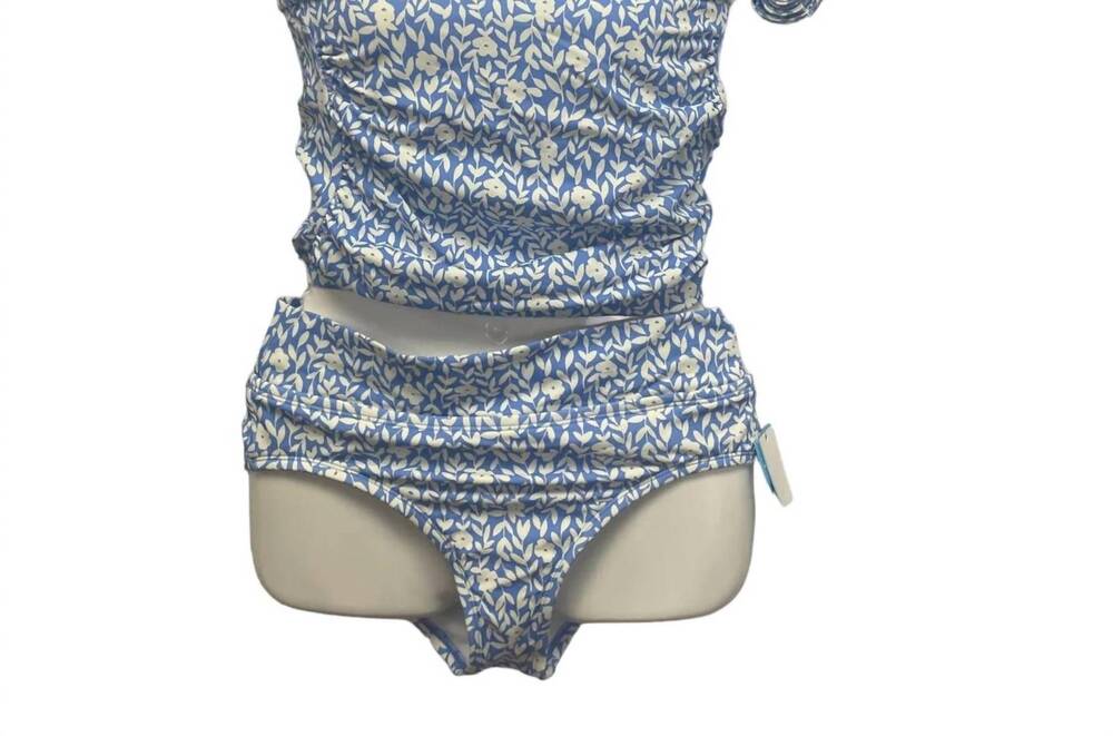 NEW DRAPER JAMES women's detachable straps hipster two-piece swim suit in light